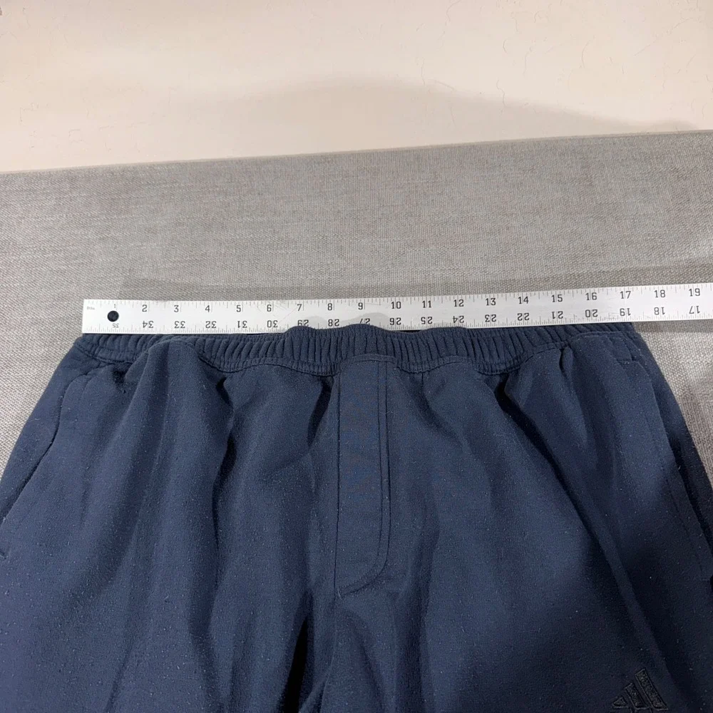 Adidas Sweatpants Mens XL Navy Blue Good Tapered‎ Ankle Zip Athletic Joggers